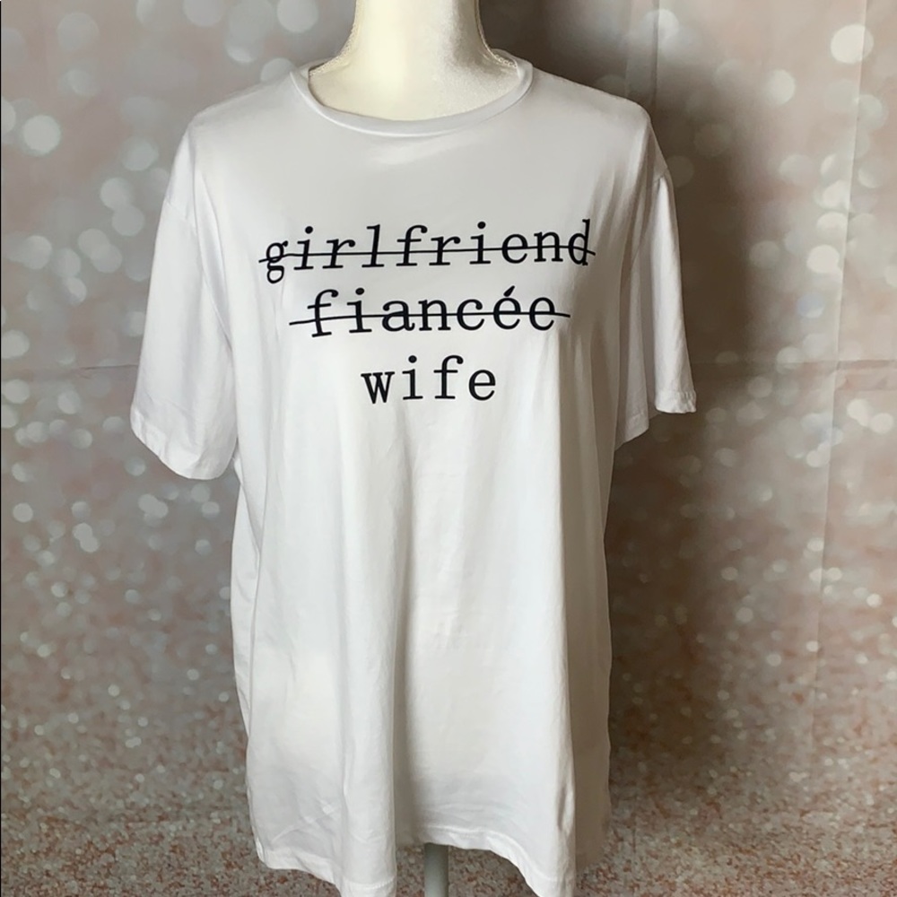 Girlfriend Fiancée Wife Tee